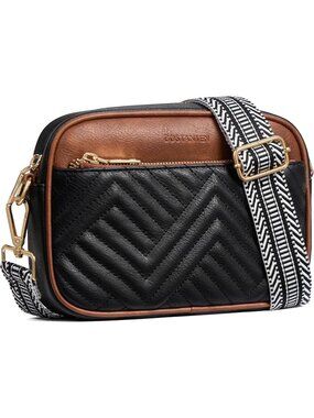 New Quilted Small Crossbody Bag for Women Vegan Leather Purses